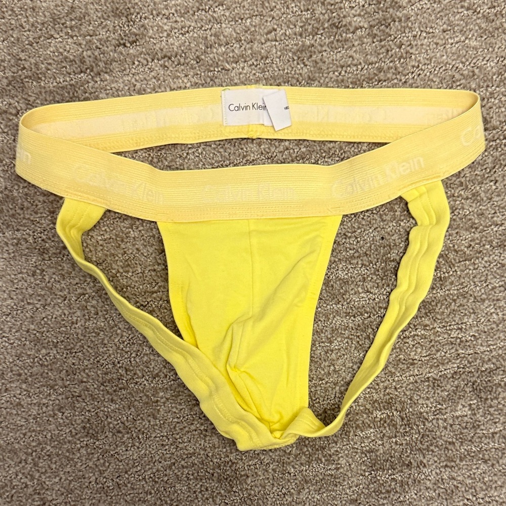 Calvin Klein Vibrant Yellow Underwear jockstrap